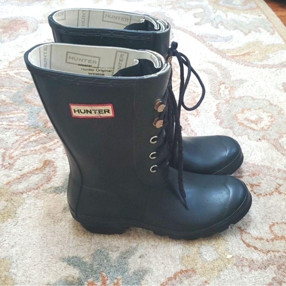 Hunter Original midcalf lace up boots